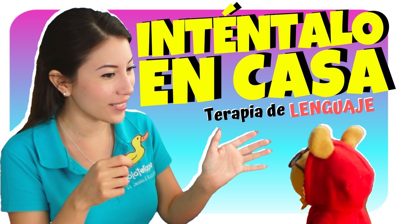 Actividades de TERAPIA DE LENGUAJE para niños
