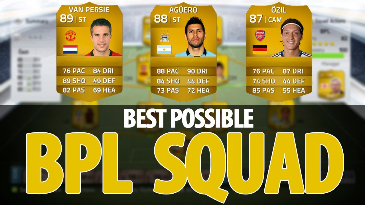 FIFA 14 - BEST POSSIBLE BPL TEAM Worth 1 Million Coins!