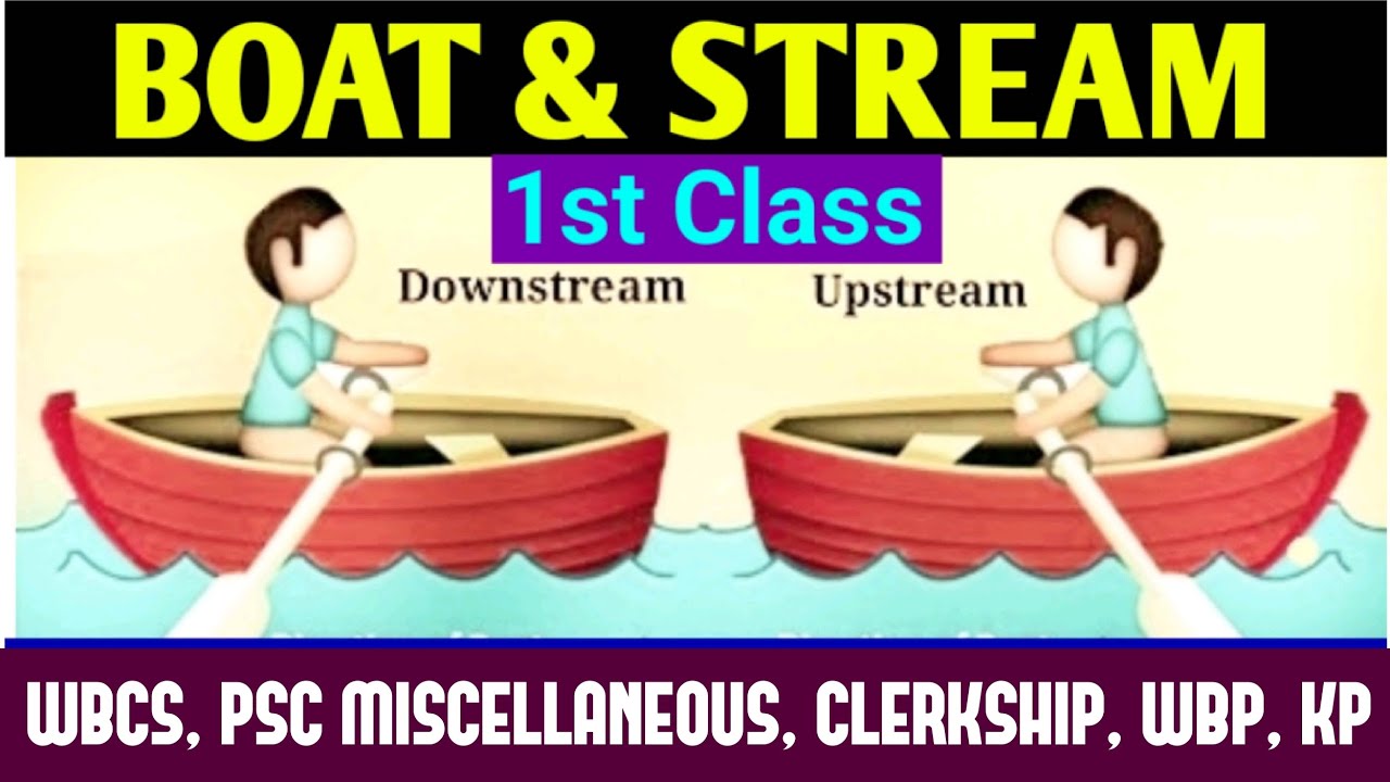 MATH CLASS || নৌকা ও স্রোত || প্রথম অংশ || WBCS, RAIL, WBP, PSC MISCELLANEOUS CLERKSHIP, KP