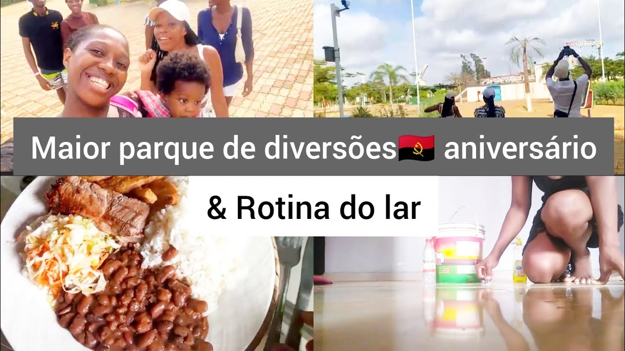 FOMOS AO MAIOR PARQUE DE DIVERSÕES DE ANGOLA (Ulengo Center) quanto custa  entrada? & ROTINA DO LAR