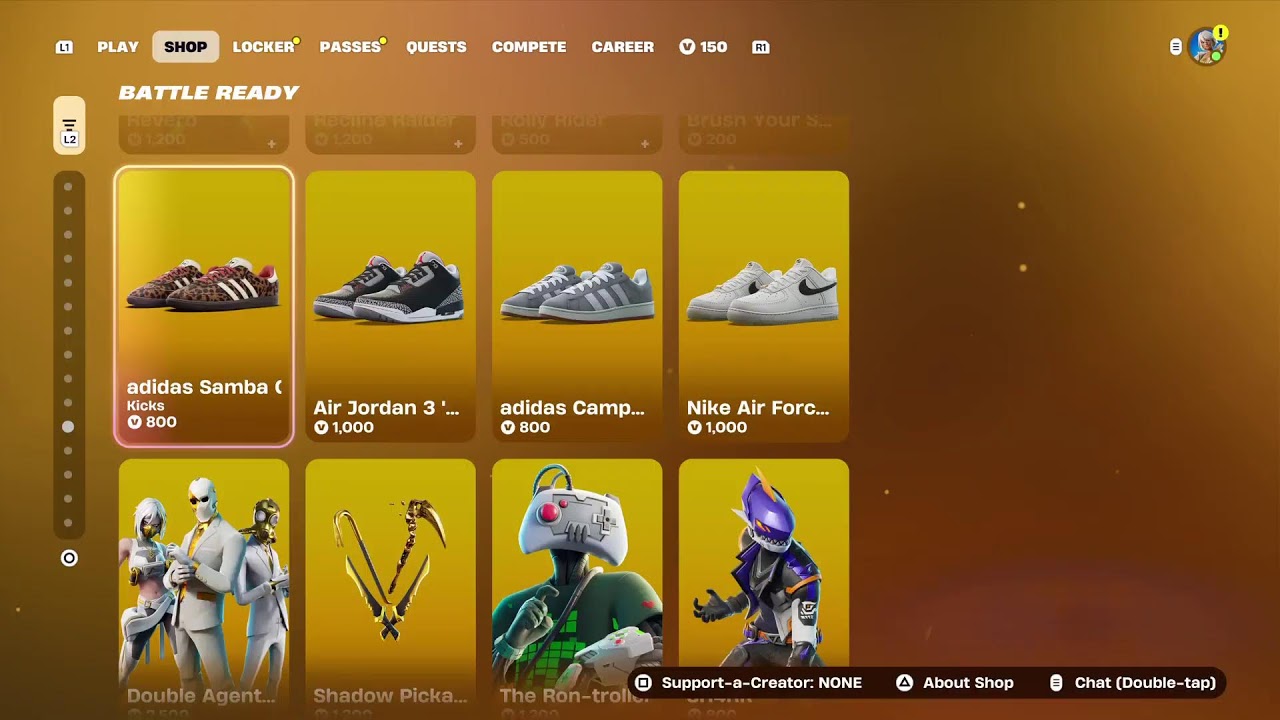 New fortnite item shop.