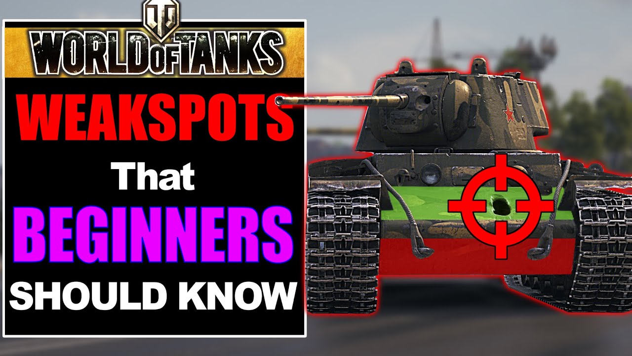 Beginner Weakspots - World Of Tanks [GUIDE]
