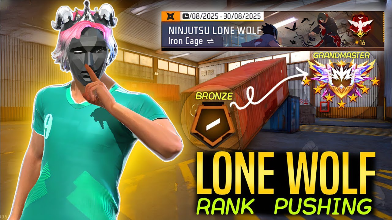 Ninjutsu Lonewolf : Top 1 Region Push 🥵 For All Naruto Bundles | New Season ✅ | Ep-1 #garenafreefire