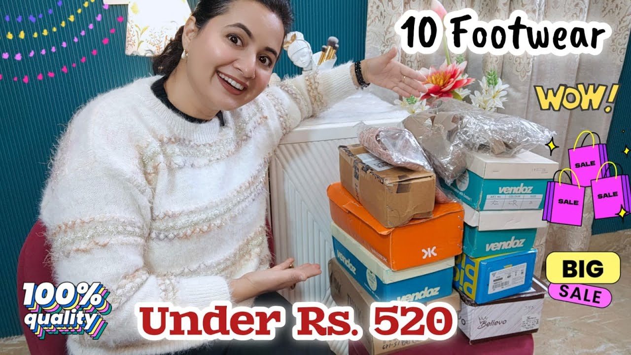 Comfy & Stylish Footwear From Flipkart  | Loafers ,Box Heels ,Wedges & Sliders | Neema's Corner  