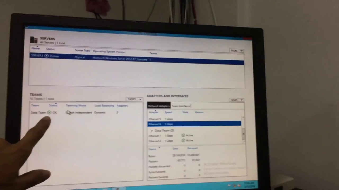 How to setup NIC teaming for windows server 2012/2012 R2/2016/2019