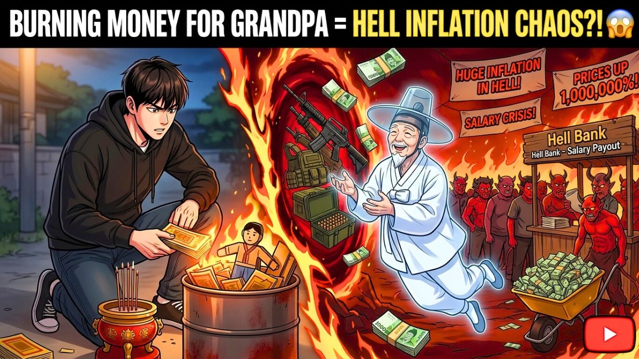 Quemé ofrendas para mi abuelo… ¡y terminó derrocando al Rey del Inframundo! | Resumen manhwa