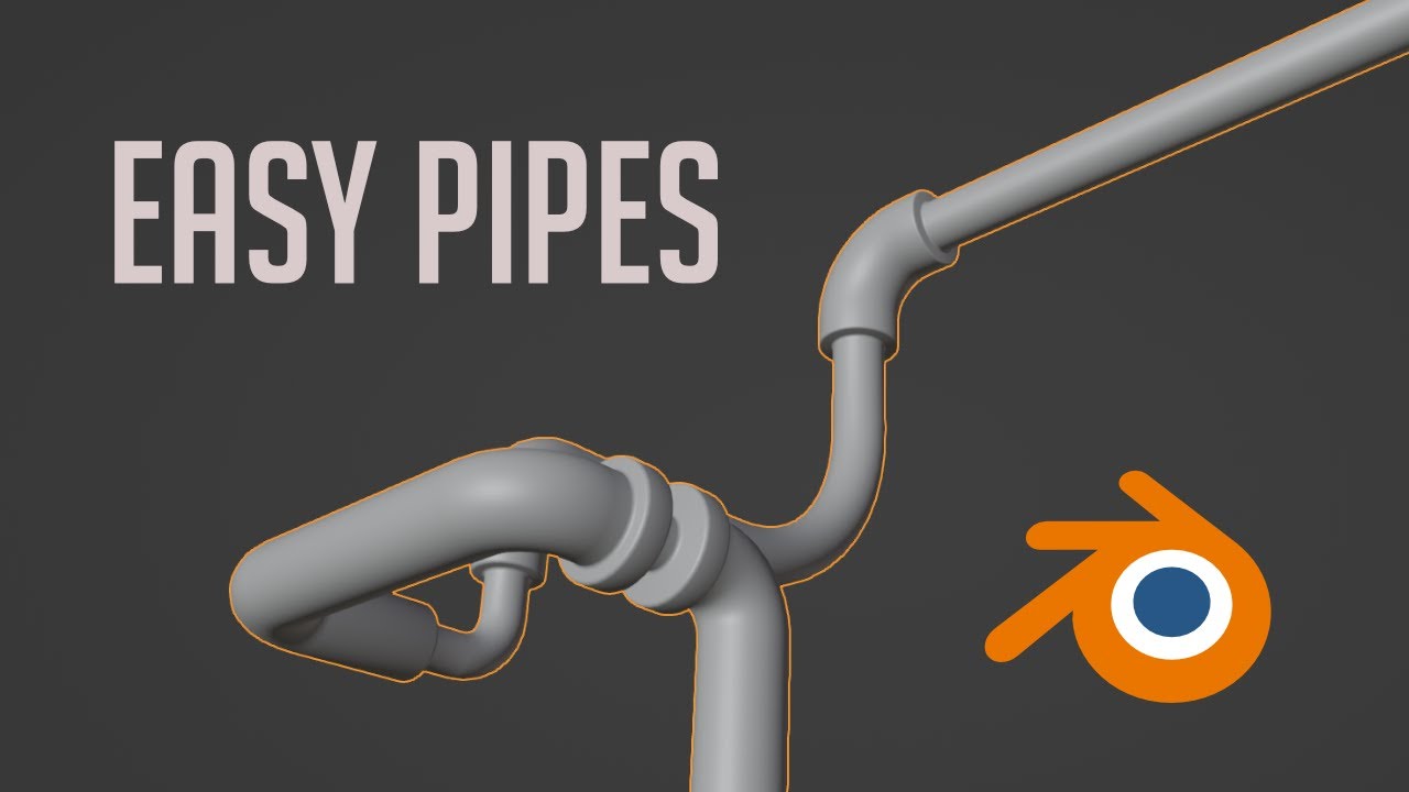 Make easy pipes in Blender (Vanilla)