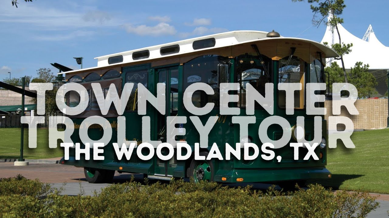 RIDE THE TOWN CENTER TROLLEY WITH ME - THE WOODLANDS, TX | JO & CO.