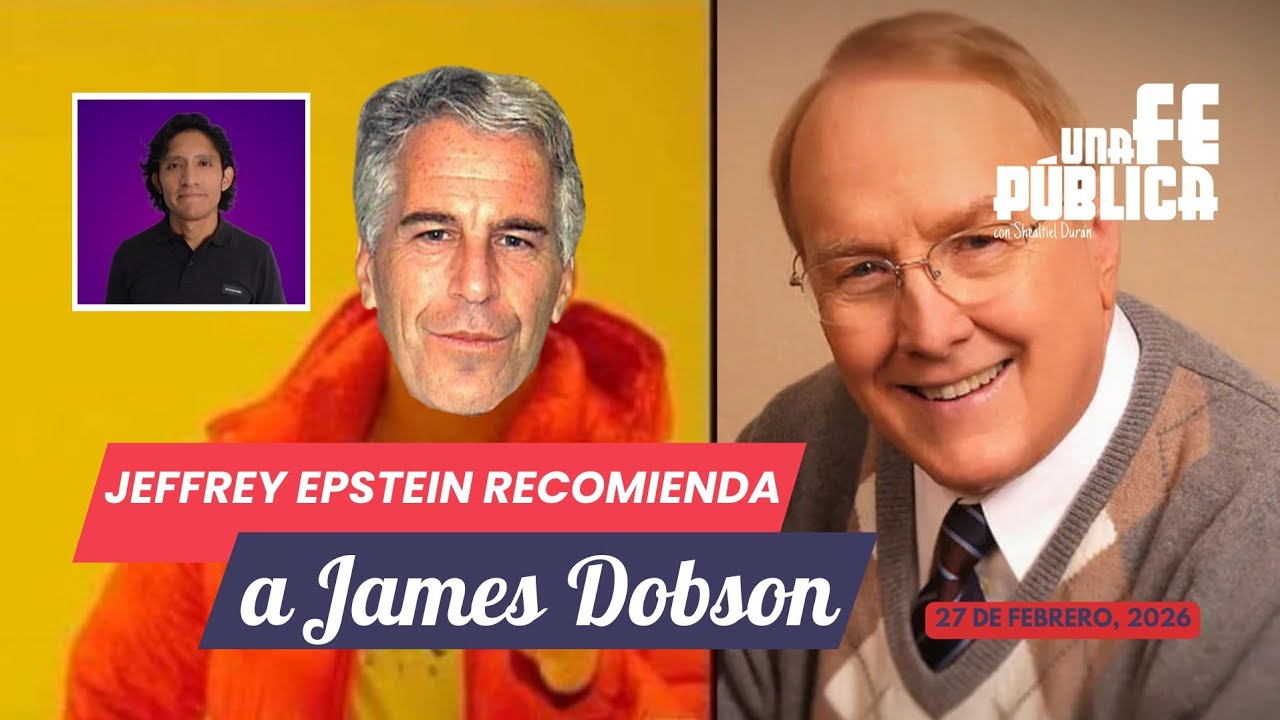 Jeffrey Epstein recomienda a James Dobson de Enfoque a la familia 😬