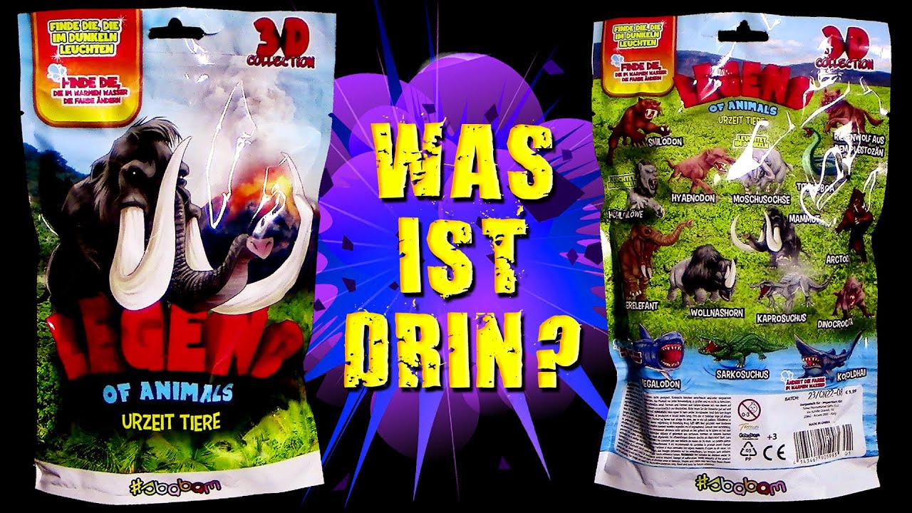 Sbabam ® Legend Of Animals - Urzeit Tiere - 3D Collection - Was ist drin ???