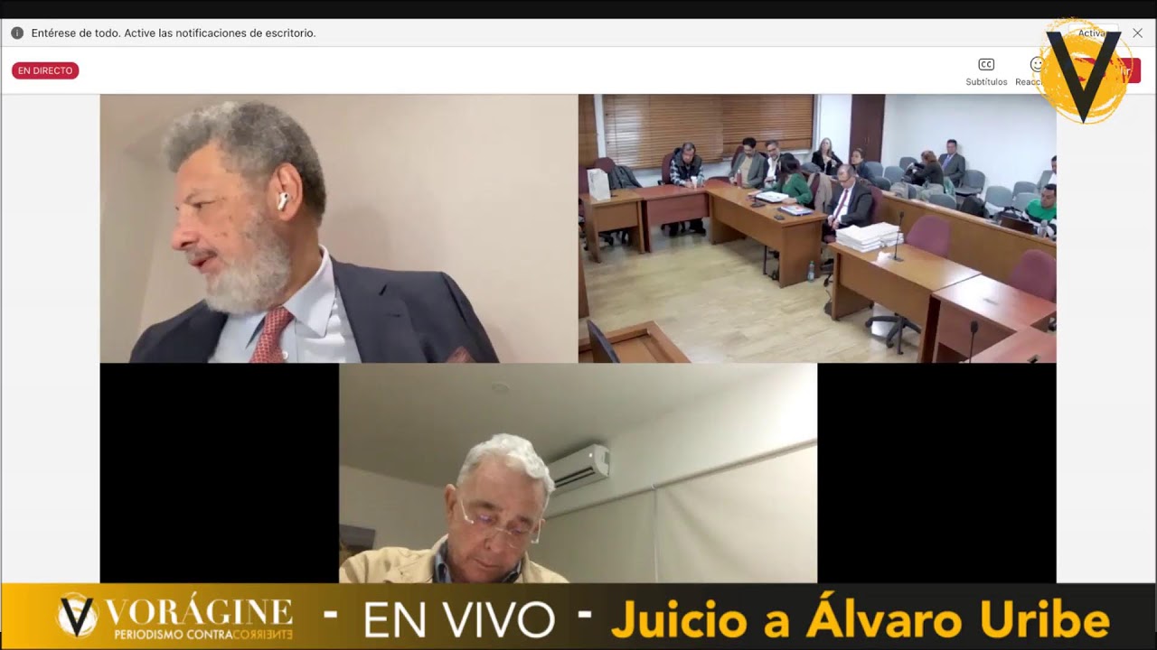 EN VIVO | Juicio a Uribe: sigue el descubrimiento de interceptaciones clave