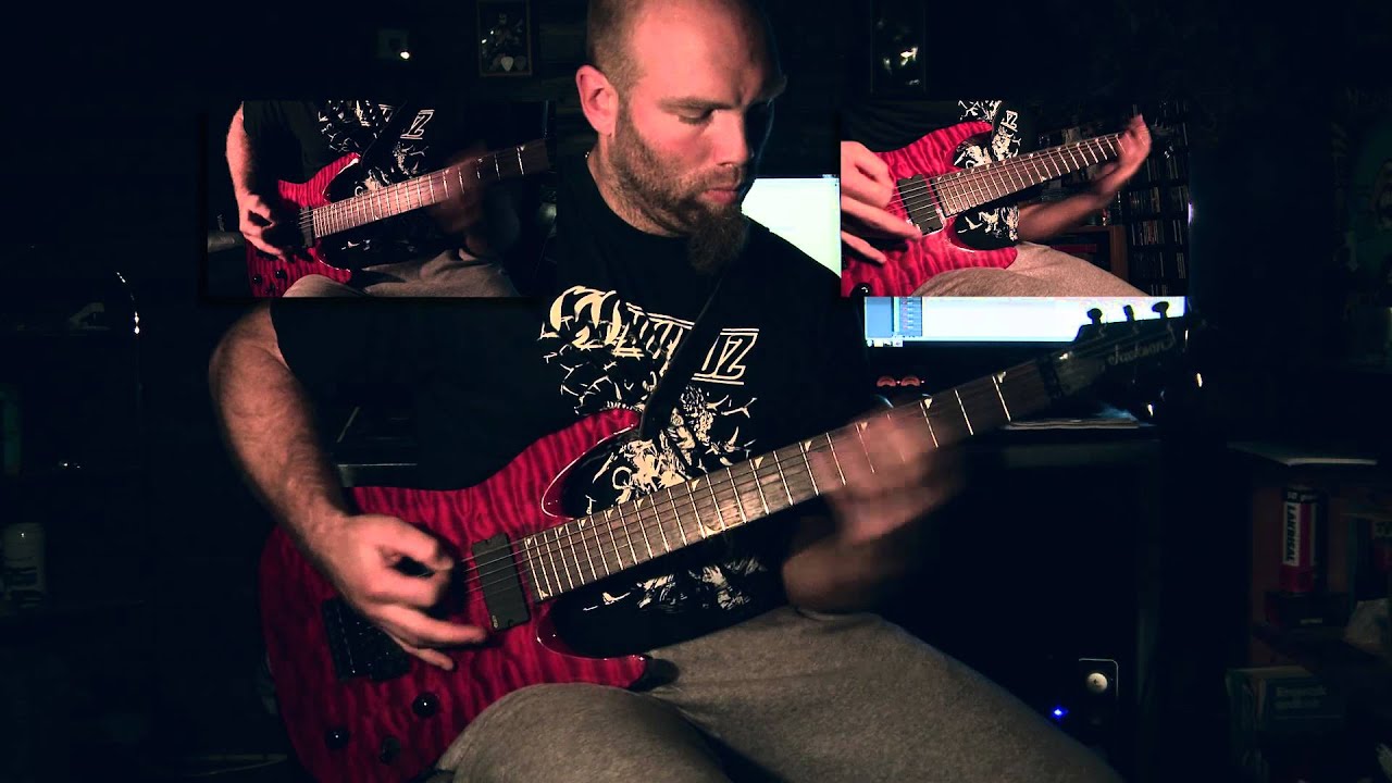 Blood Red Throne - Smite guitar by Død