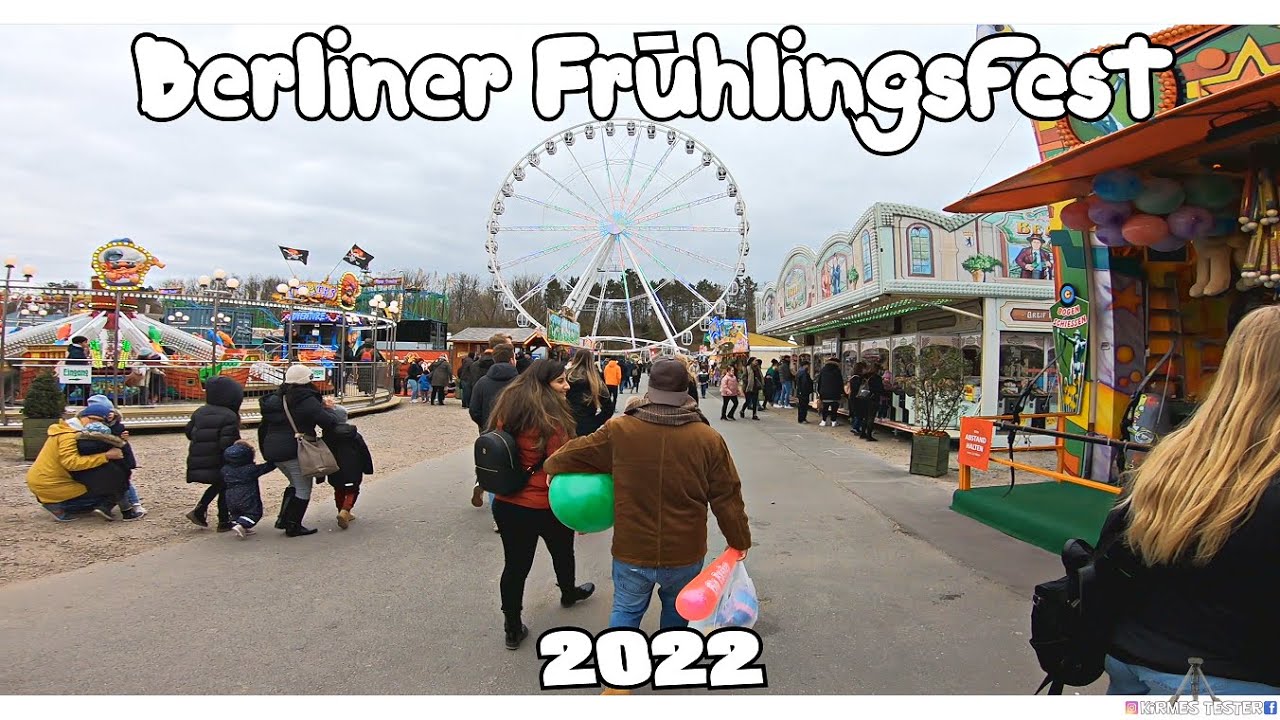 Berliner Frühlingsfest 2022 Rundgang Kirmes 2022 Kirmes Tester Funfair Kermis