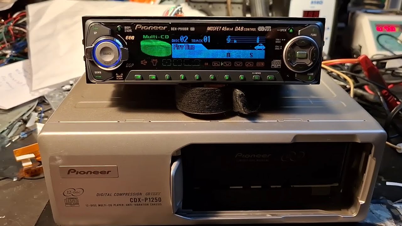 PIONEER DEH-P9100R WITH CDX-1250