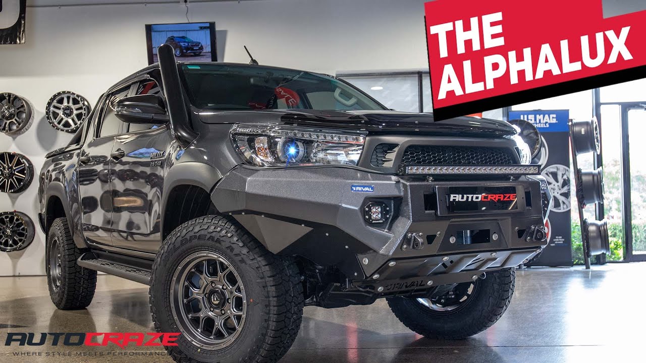 THE ALPHALUX // CRAZY MODIFIED 4X4 BUILD // Wheels, Tyres, Colour Coded Rival Bar and More
