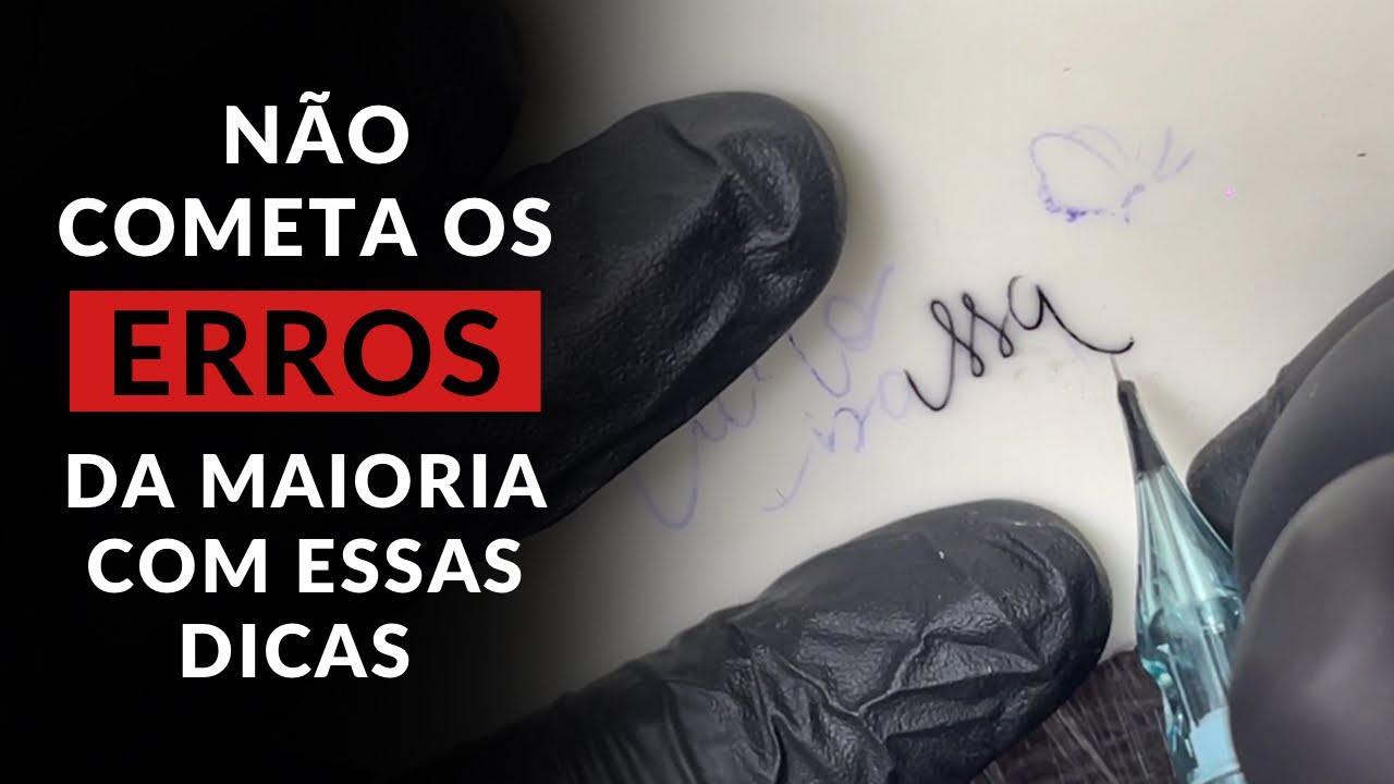 Como eu aprendi fazer uma escrita PERFEITA com agulha 3RL, aprenda em 20 MINUTOS