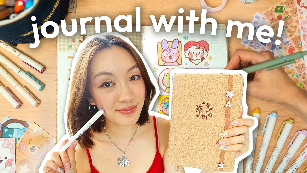 JULY journal with me 💌 (junk journal + bullet journal spreads!)
