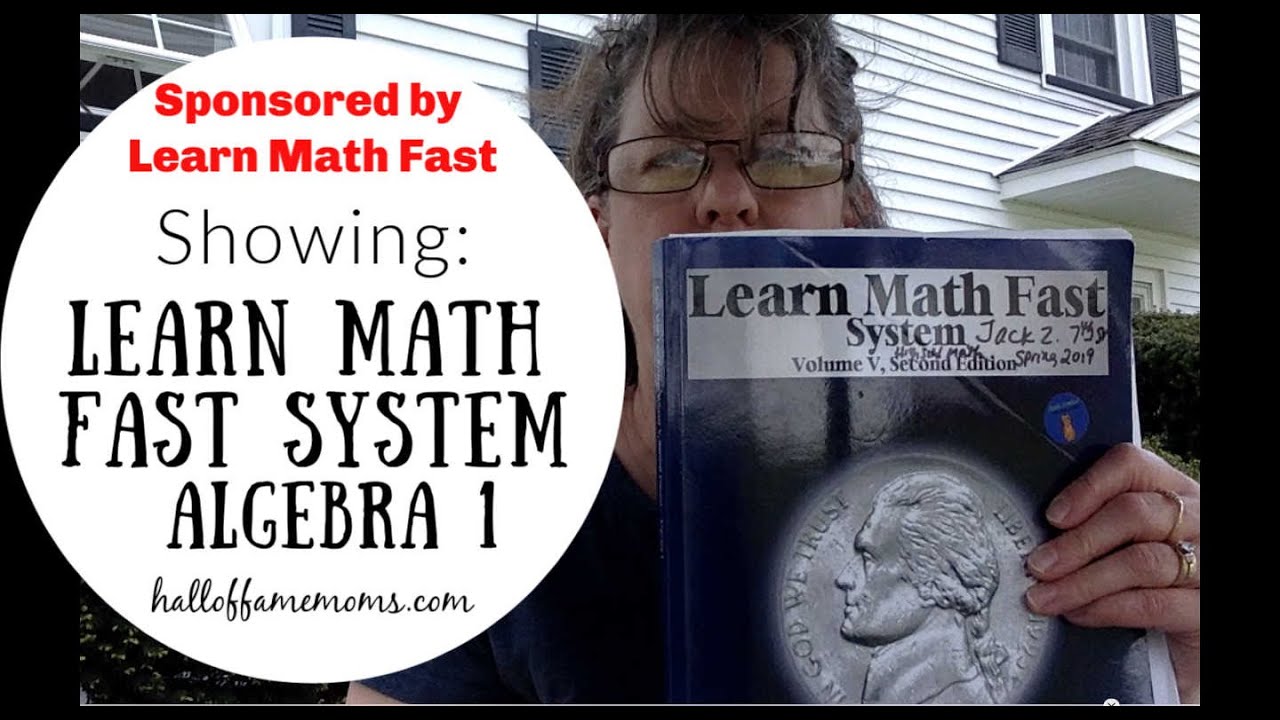 Using Learn Math Fast Books - Featuring Algebra I Homeschooling High School