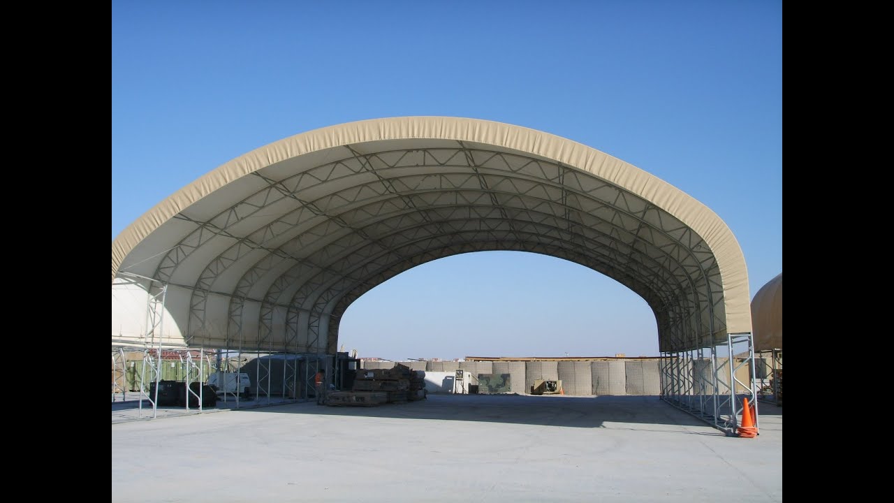 Big Top Fabric Structure - Removable Side Panels