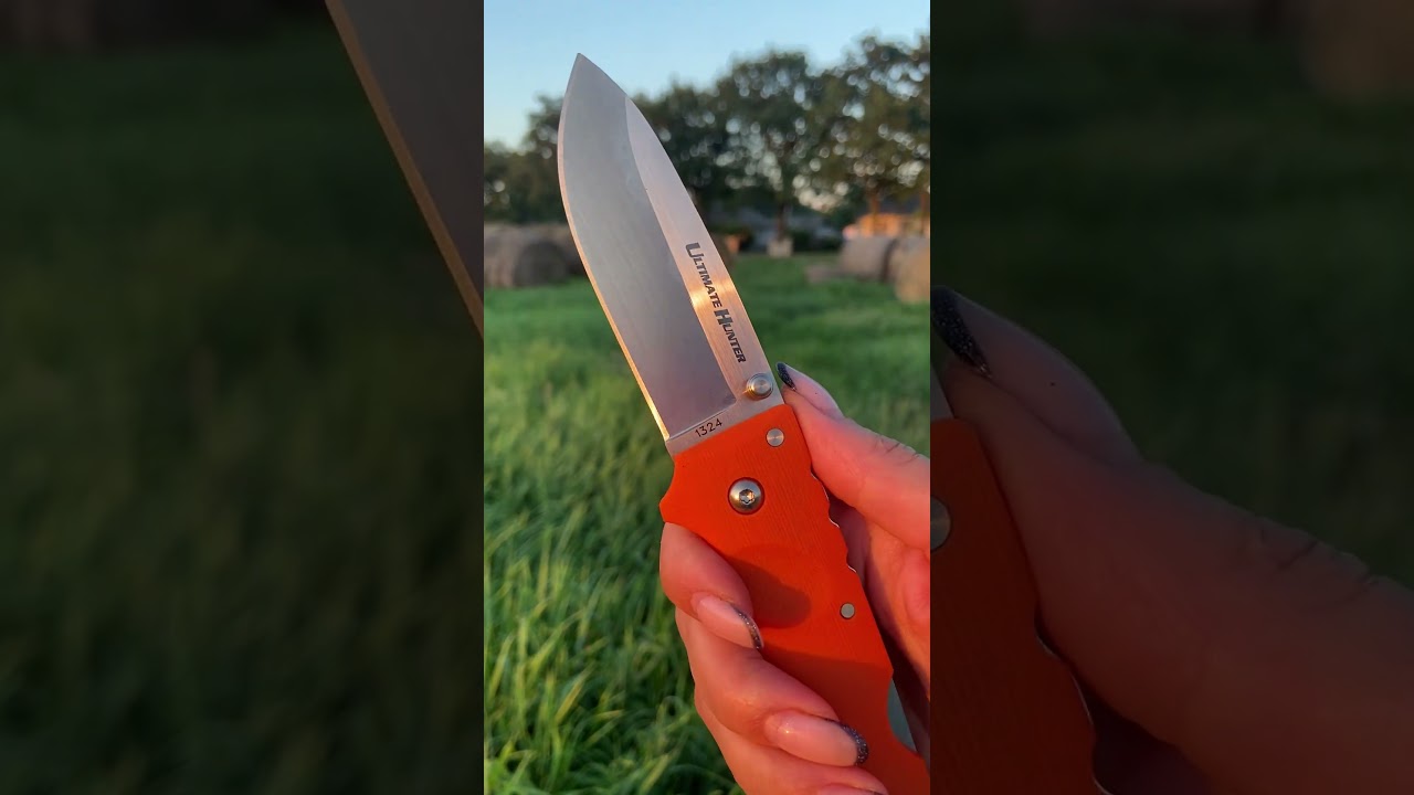 Cold Steel Ultimate Hunter (30URY) Orange CPM-S35VN. Limited edition. Оригінал #coldsteelknives #ніж