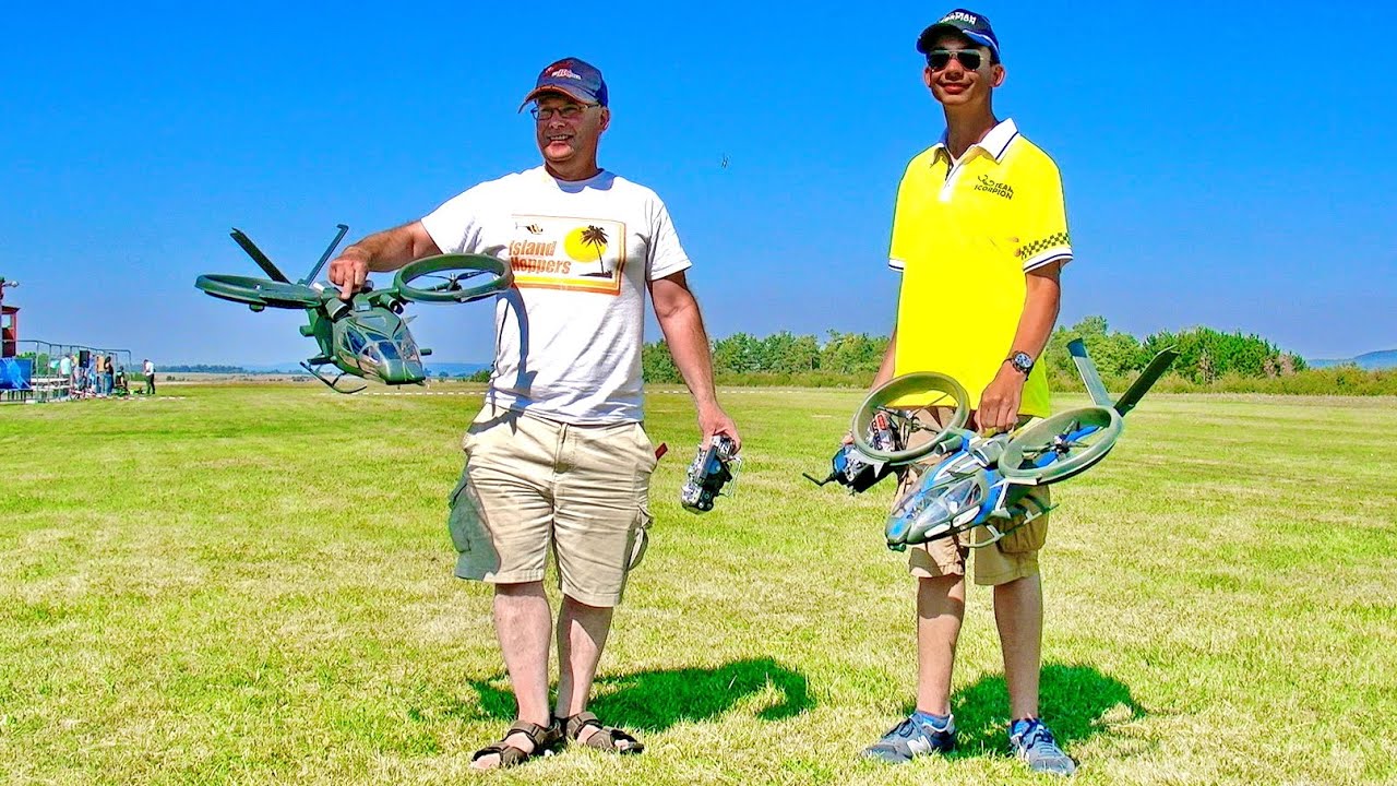 SPECTACULAR !!! DIY RC GUNSHIP AVATAR SAMSON SA II DUO HELICOPTER MODEL / FLIGHT DEMONSTRATION !!!