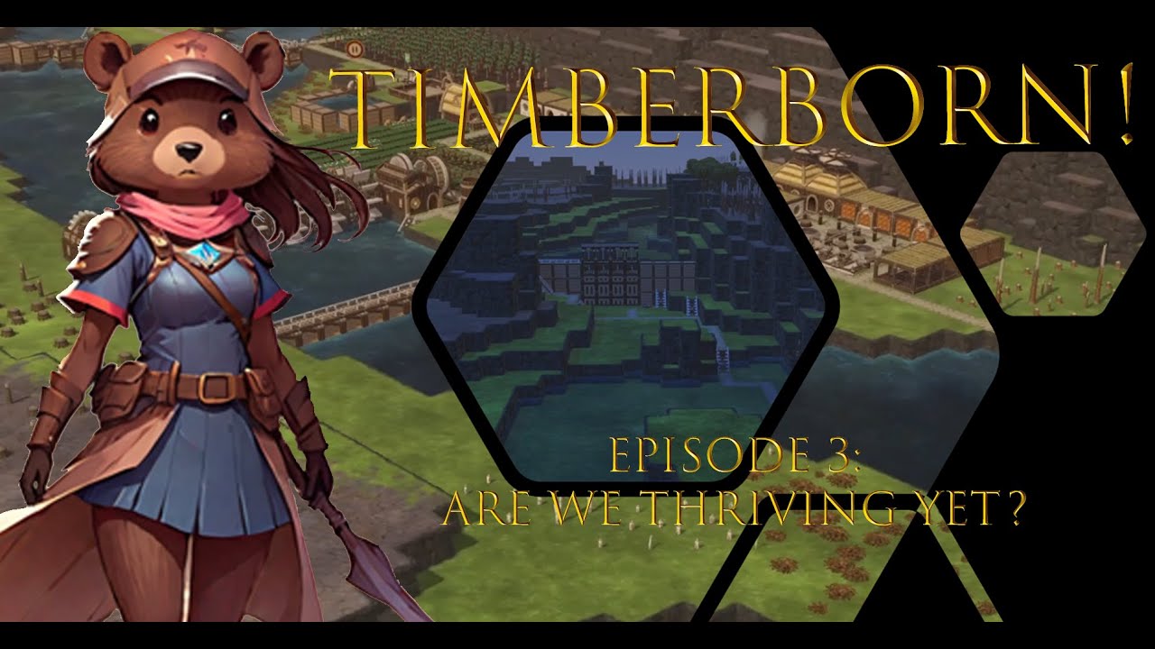 The dam works!!! Is it time to expand? Timberborn HARD MODE, EP 3 (Update 5)