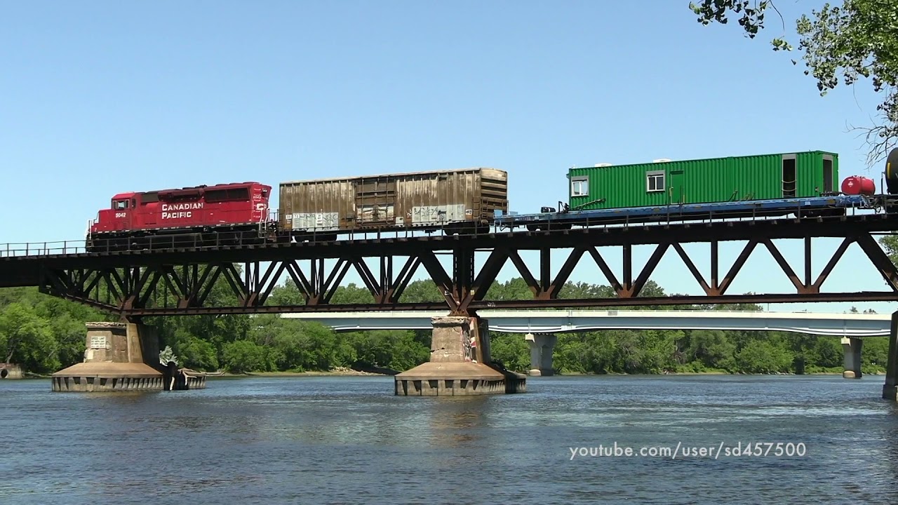 Special Weed Spraying Train on the Canadian Pacific Railway