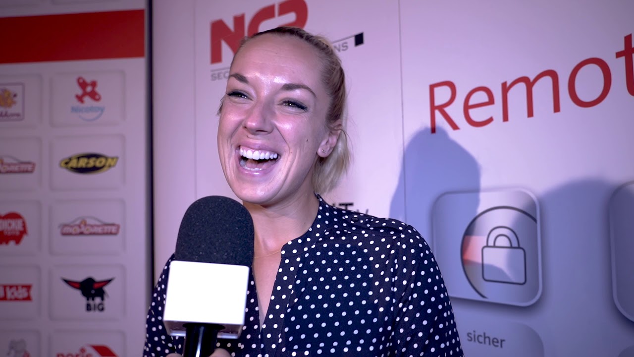 Sabine Lisicki im Interview auf dem WTA-Turnier „Nürnberger Versicherungscup“ 2019