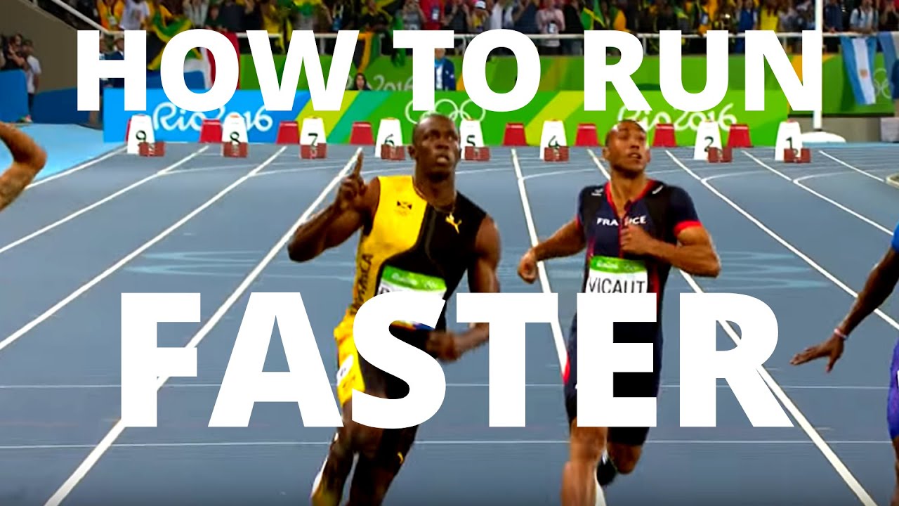 how to run FASTER - usain bolt running analysis