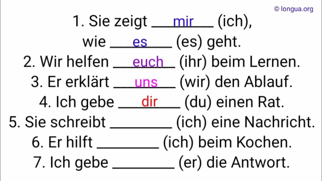 A1, A2, B1 - Deutsch lernen, #Grammatik, Deutsche Grammatik, #Perfekt, #Pronomen #deutschlernen
