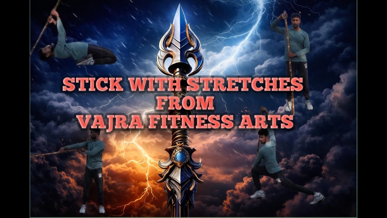 Warmup & warmdown with stick stretching with stick