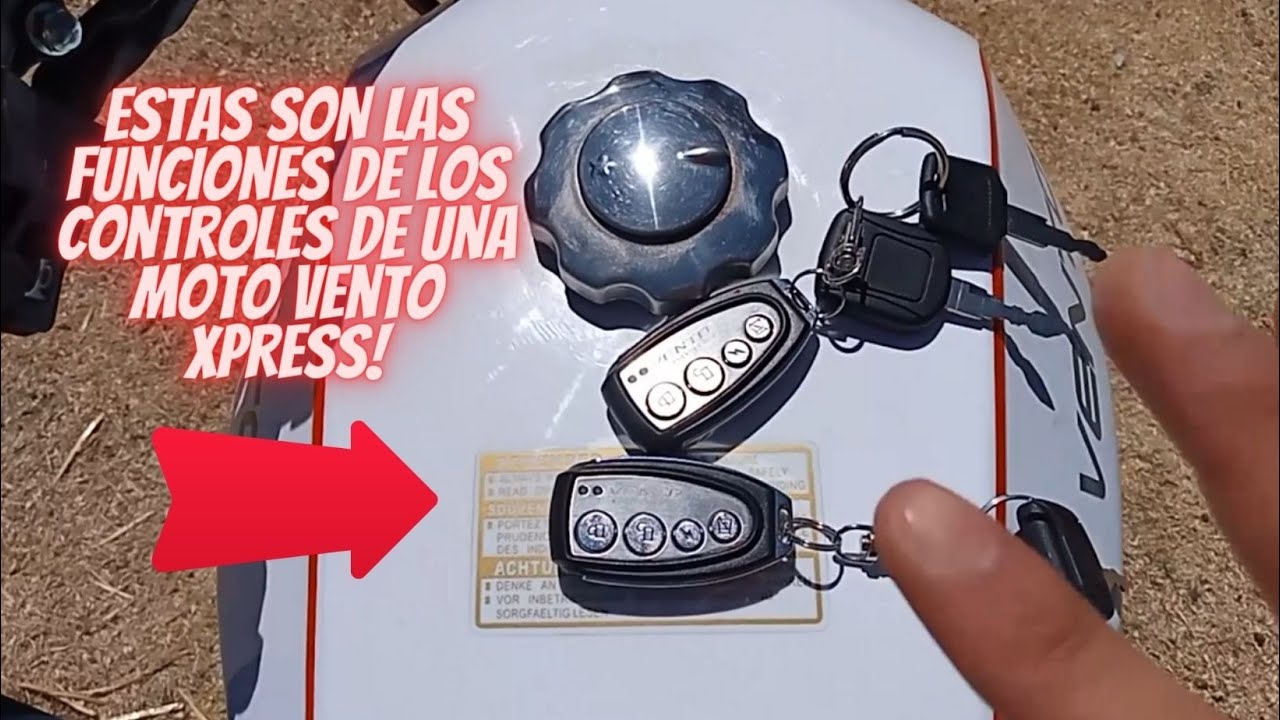 ESTAS son LAS FUNCIONES DE LOS CONTROLES DE UNA MOTO VENTO XPESS!!