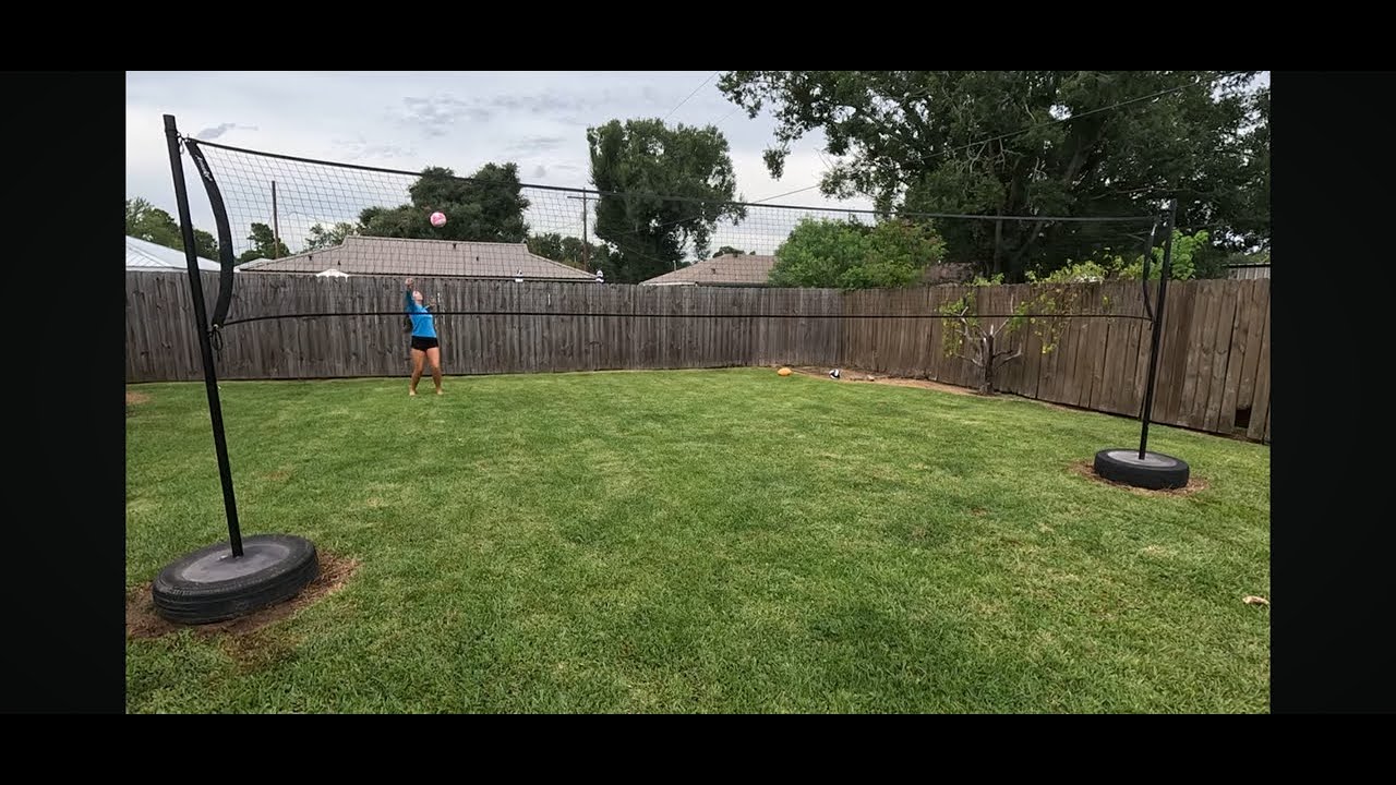 DIY How To Build A Backyard Volleyball Net