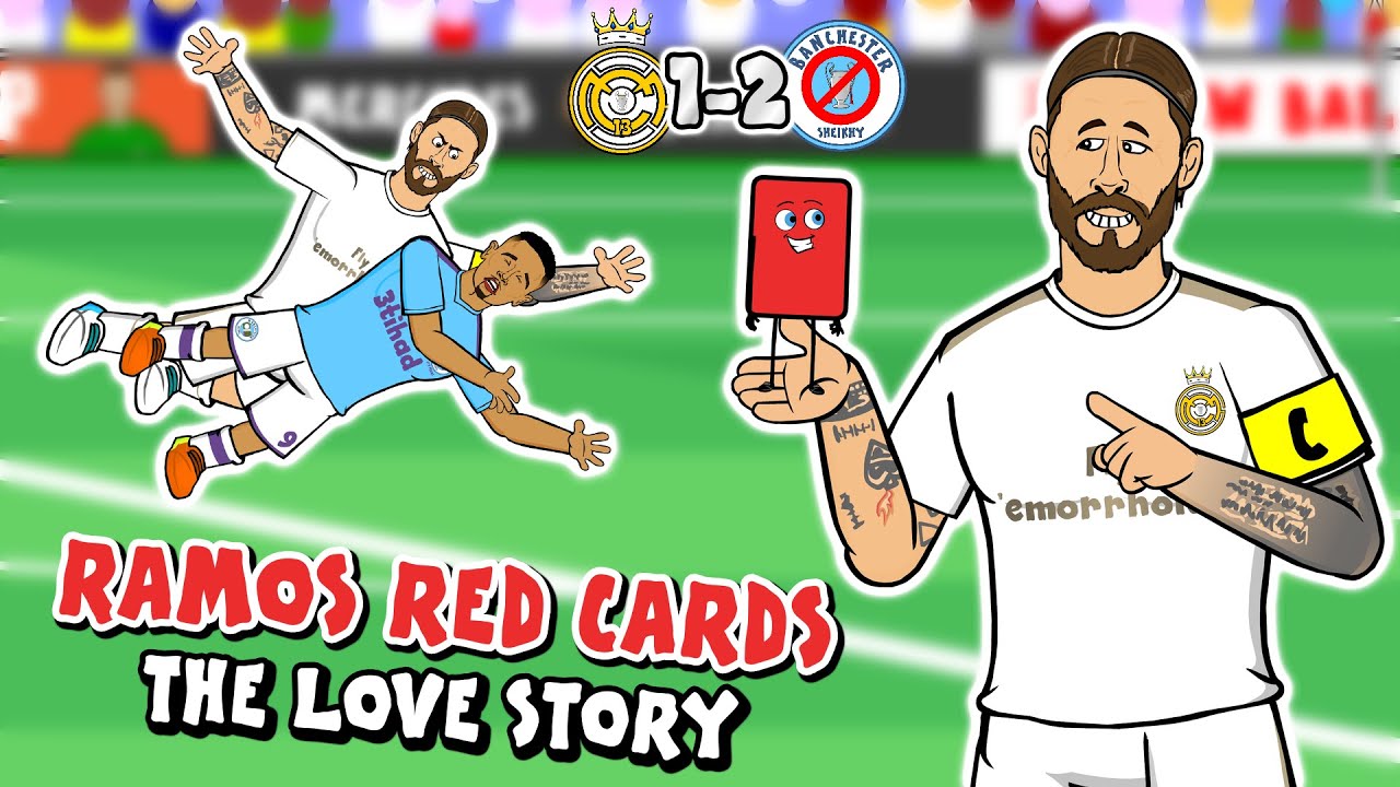 🔴RAMOS loves RED CARDS!🔴 1-2 Real Madrid vs Man City (Champions League 2020 Parody Goals Highlights)