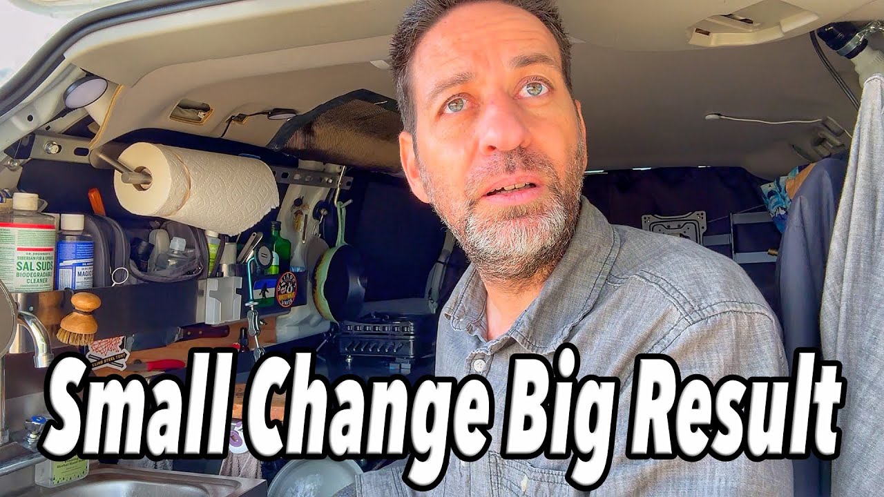 Small Changes, Big Results #sleepaid #dayinthelife Living In A Self Built Micro Camper
