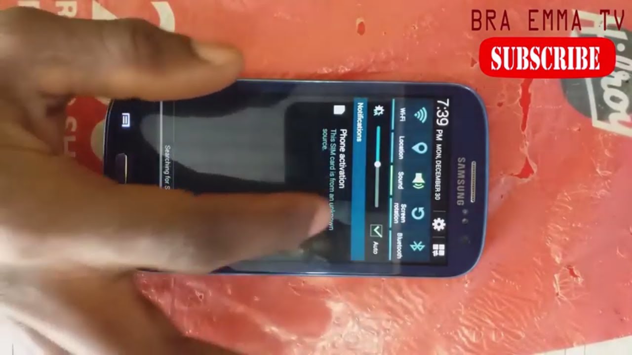 Fix Samsung Galaxy S3 -Verizon -'Phone activation' This sim is not from an unknown source