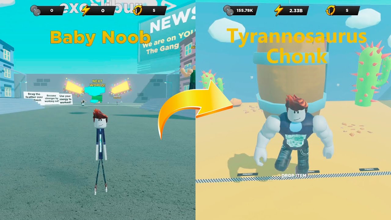 Strongman Simulator (Season 2) Roblox / Reached the last level