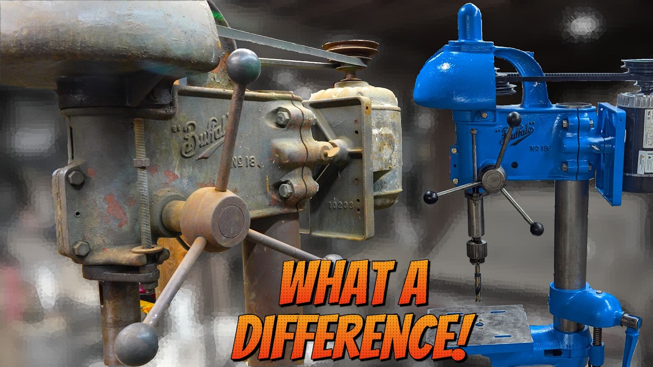 Restoring a vintage drill press - Buffalo No.18