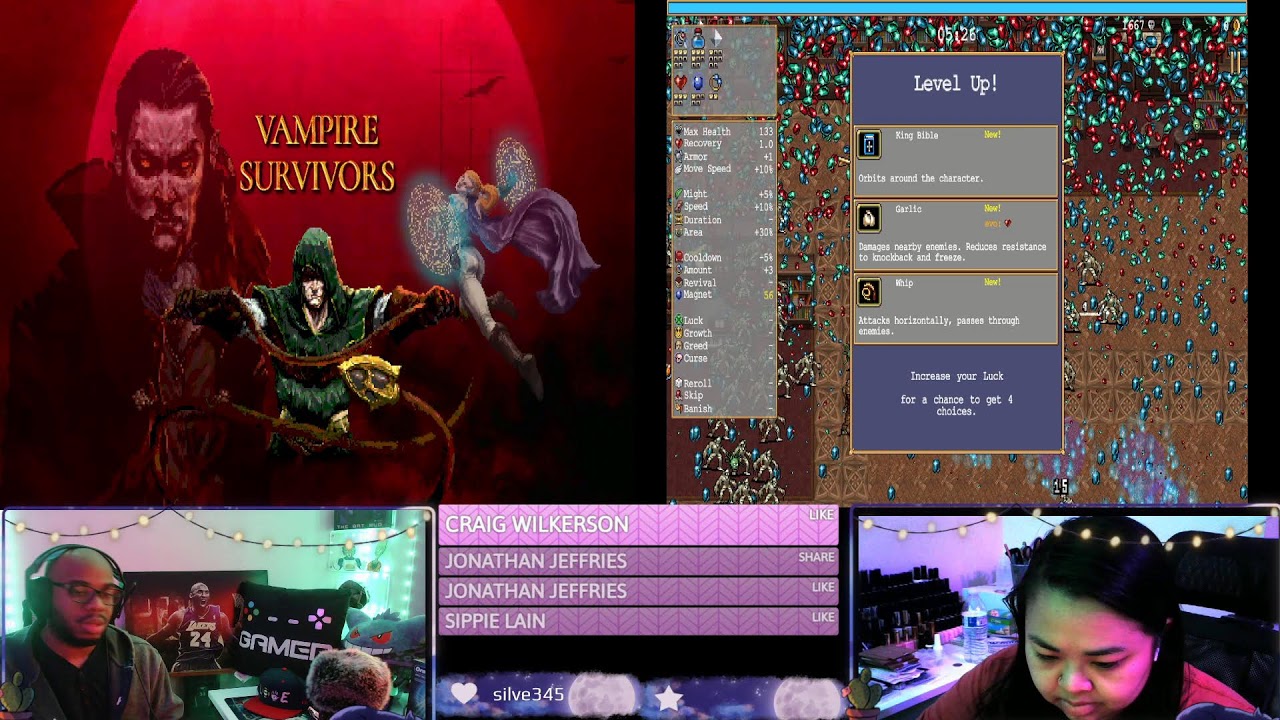 Split Screen Co-op Vampire Survivors