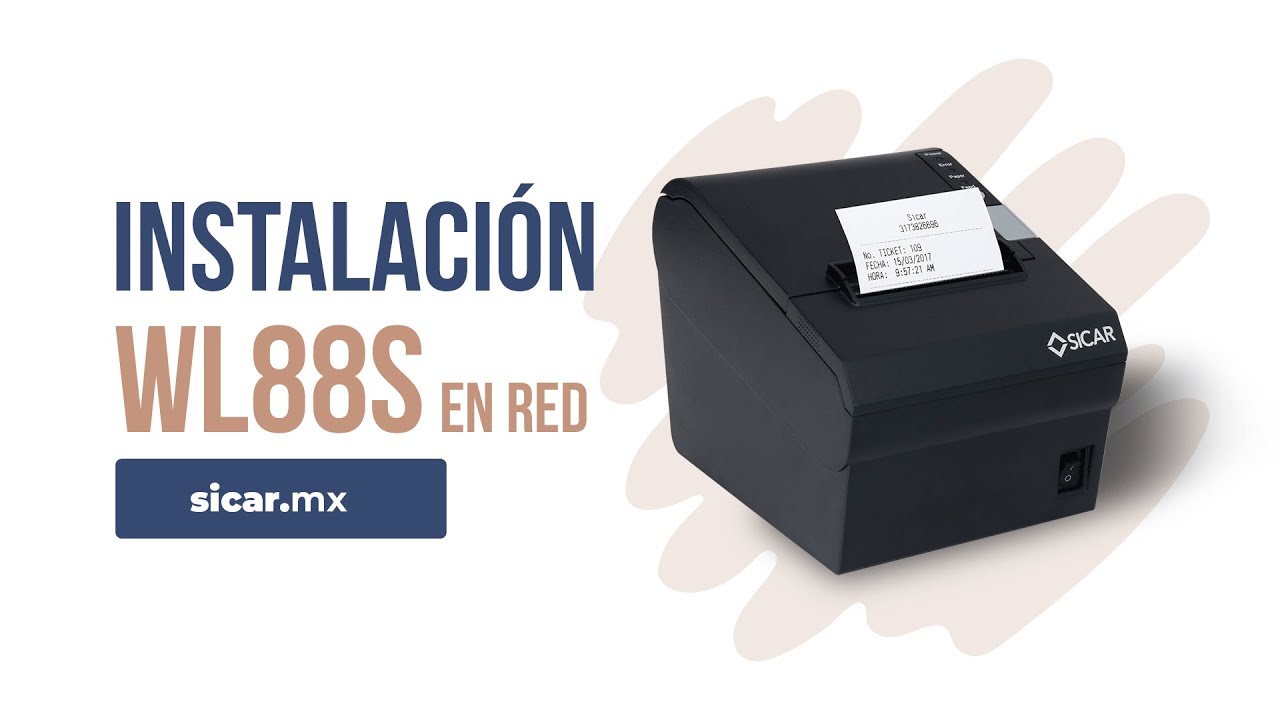 INSTALAR impresora de Tickets en RED - SICARV4