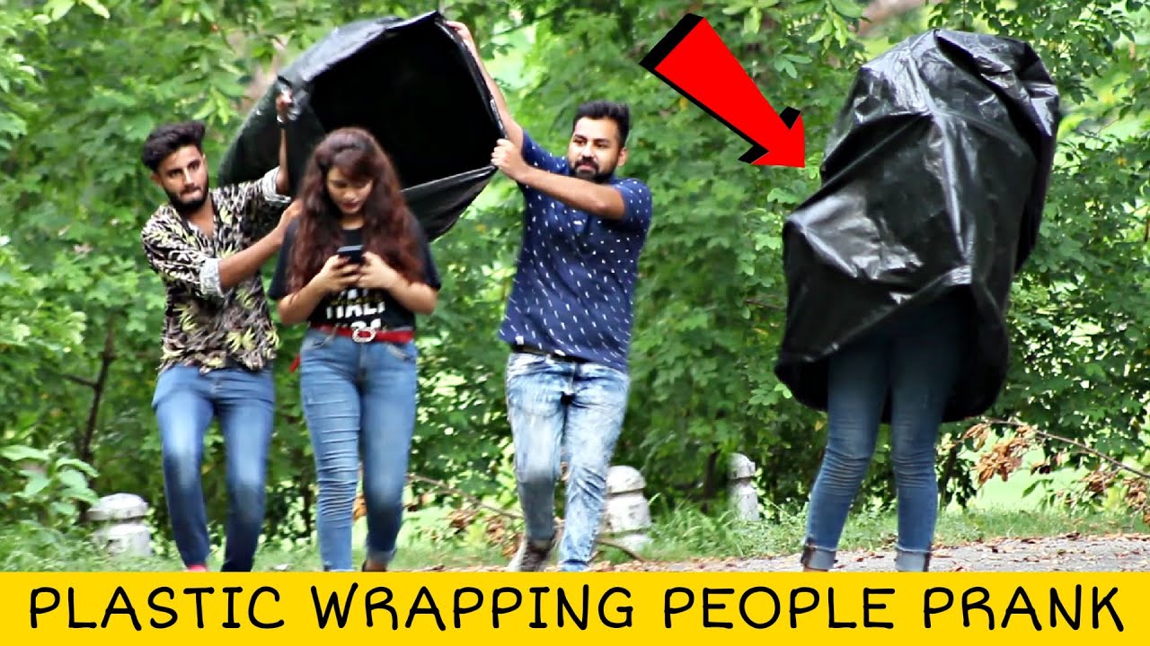 Plastic Wrapping People Prank | Part 3 @ThatWasCrazy
