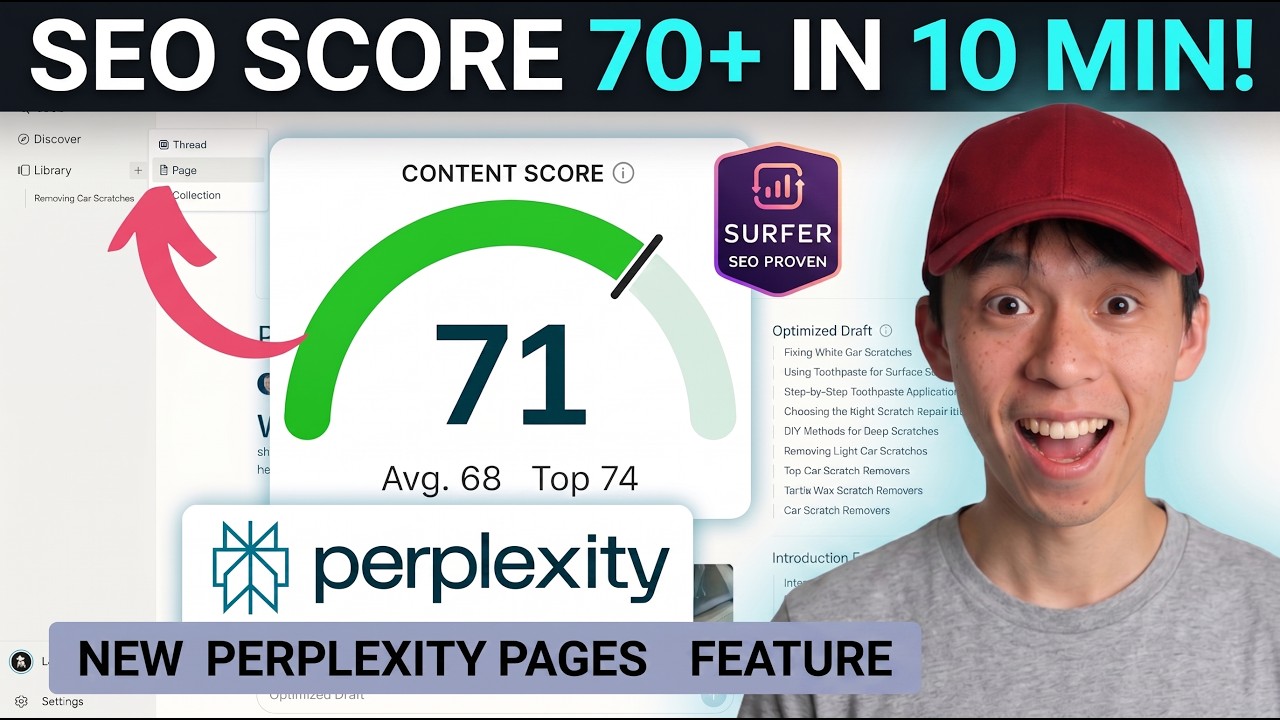 Use Perplexity AI Pages to Max Out Your SEO Optimizer Scores in Minutes!