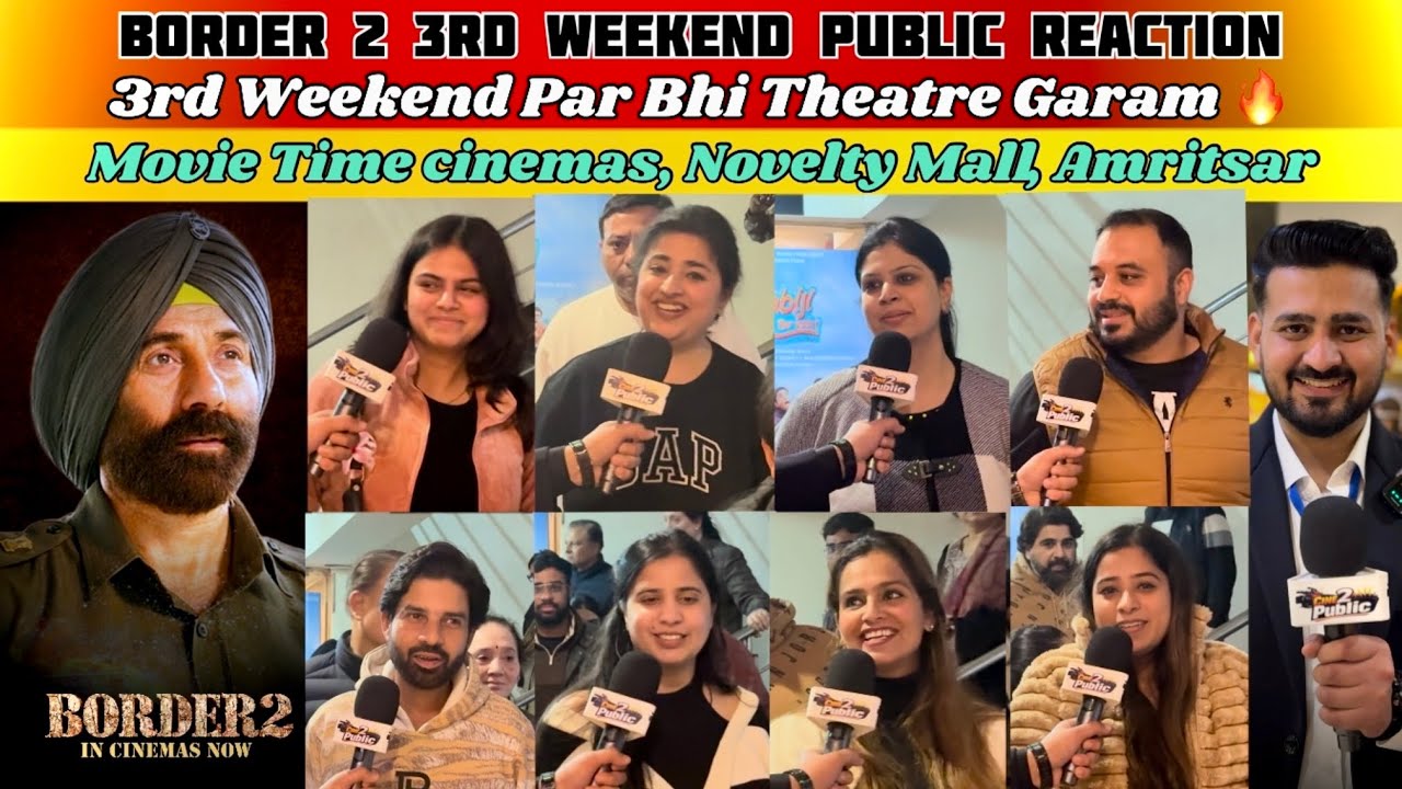 🔥 Border 2 Public Review | First Day First Show | Sunny Deol’s Power Roars 💥 | #border2publicreview