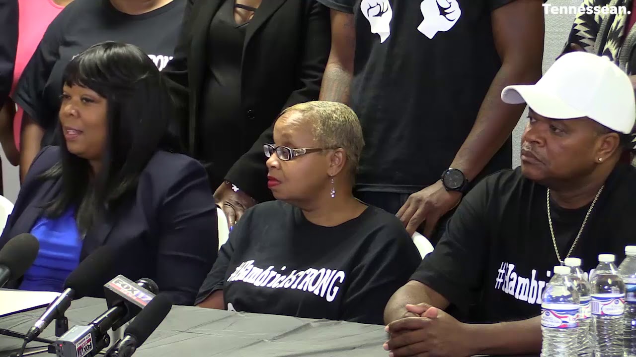 The family of Daniel Hambrick held a press conference in response to the recent developments involvi