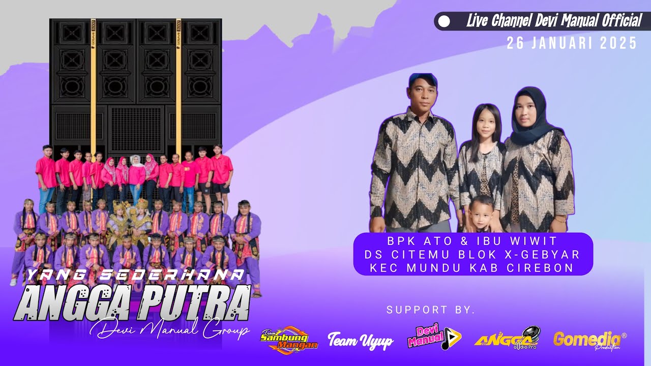 LIVE NGARAK FULLDAY YANG SEDERHANA ANGGA PUTRA | SHOW CITEMU - MUNDU 26 JANUARI 2025