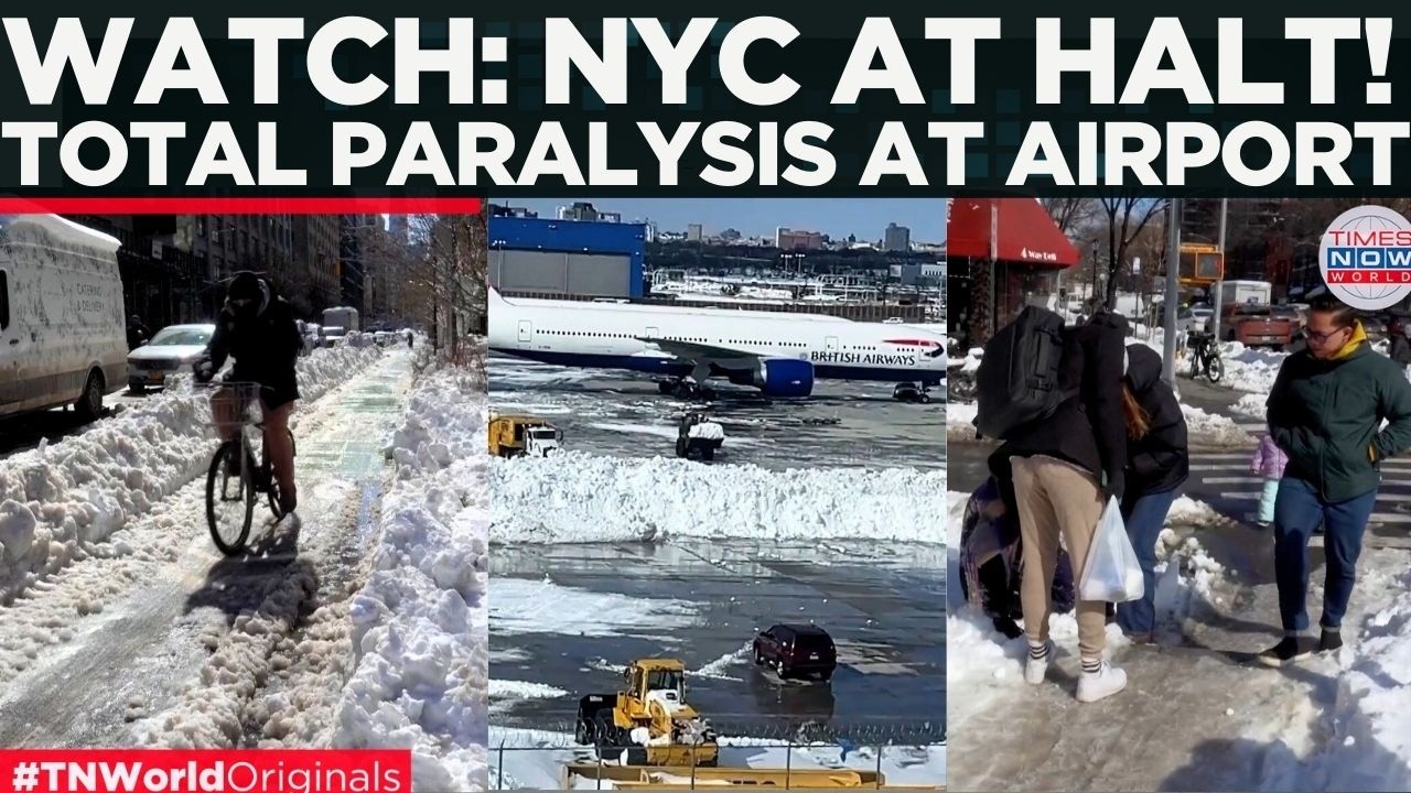 AIRPORT APOCALYPSE! 9,000 Flights Cancelled As Nyc Buried Under 30 Inches Of Historic Snowfall!