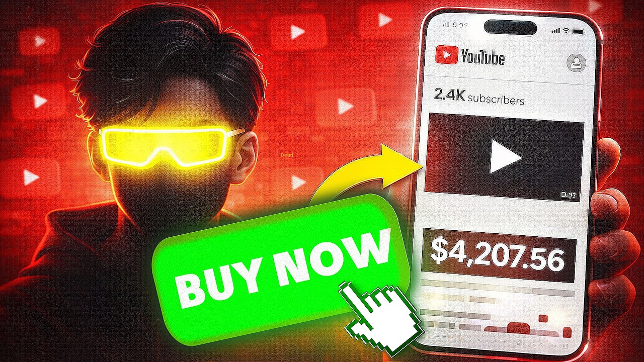 اشتريت قناة يوتيوب أجنبيه مفعلة الربح لمدة 90 يوم وده اللي حصل