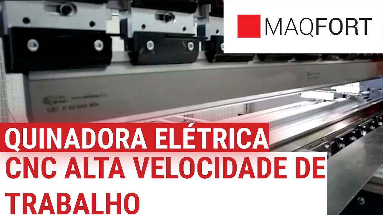 Quinadora / Quinadeira el&eacute;trica CNC - alta velocidade de trabalho