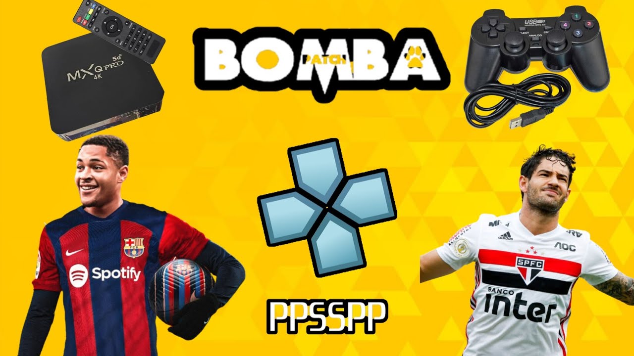 ESSE BOMBA PATCH 2024 PPSSPP, ESTÁ INCRÍVEL! (como jogar na tv box)