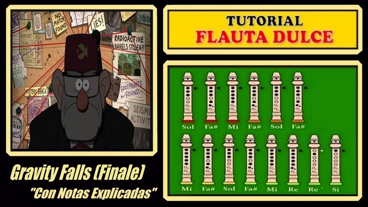 Gravity Falls - Stan's Finale (Tema Final) en Flauta Dulce 